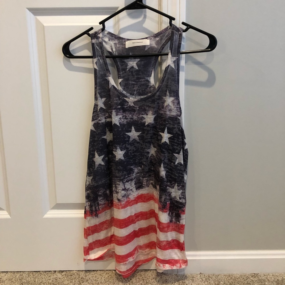 Enti Glamor American Flag tank